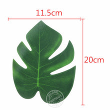 Load image into Gallery viewer, 1pcs Artificial Tropical leaves Gold Leaves decor Hawaii Theme Party table decor Summer party decor ballon deco Photo props