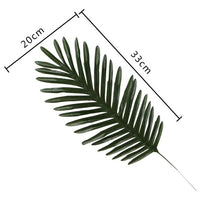 Load image into Gallery viewer, 1pcs Artificial Tropical leaves Gold Leaves decor Hawaii Theme Party table decor Summer party decor ballon deco Photo props