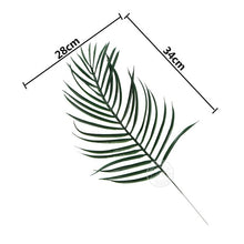 Load image into Gallery viewer, 1pcs Artificial Tropical leaves Gold Leaves decor Hawaii Theme Party table decor Summer party decor ballon deco Photo props
